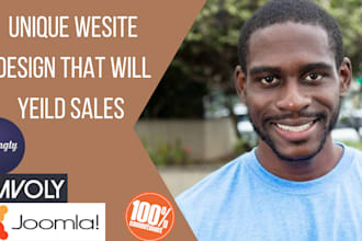 redesign strikingly website, joomla website integration, simvoly website design