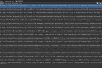 fix or help debug your code for unity and csharp