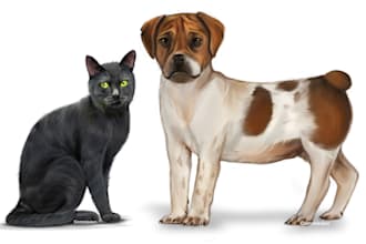 draw realistic digital pets and animals