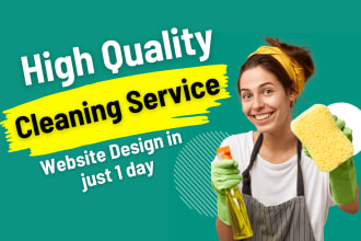 create cleaning service,plumber, handyman, and electrician website