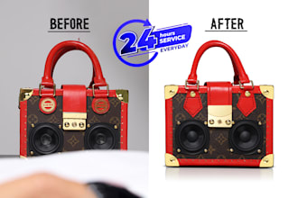 product photo editing and image retouching