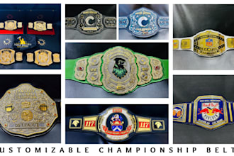make sales awards championship belts for your corporation or brands