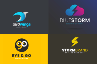 design a modern versatile youtube logo and channel art