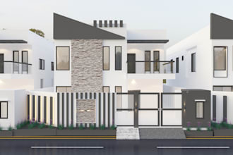 do exterior design with 3d max