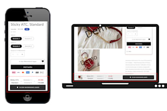 make shopify add to cart button sticky and animated, no app