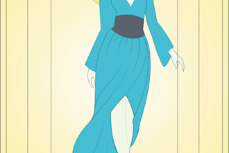 do fashion illustration and apparel illustration