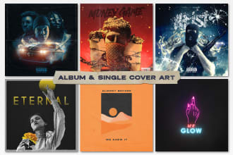 design creative album or single cover art for you