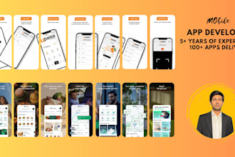 develop optimized ios and android mobile app with flutter