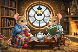 design children book illustration and children story book