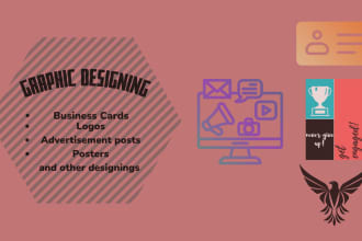 design visiting cards, advertising posts, or blog banners and others