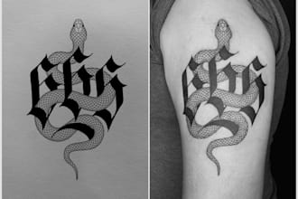 not design an average custom tattoo