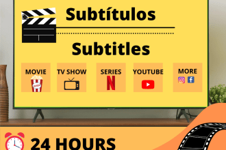 translate and  add subtitle your videos or audios