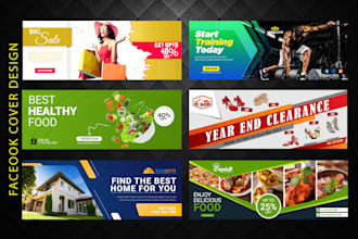 design facebook cover social media banner header