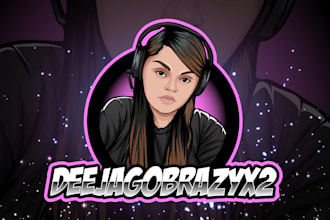 create professional twitch logo , overlays and screens