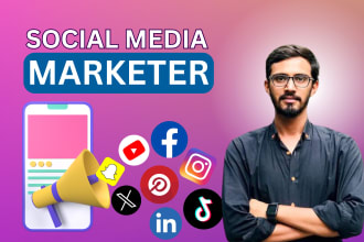be your social media marketing manager and content creator