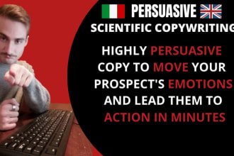 write high persuasive copy for sales letter, email, ads