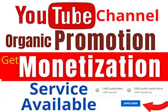 do best youtube promotion for channel monetization