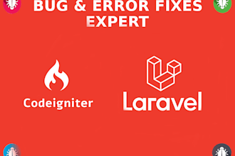 fixes bug and error in laravel or codeigniter website
