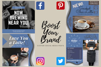 design custom social media posts