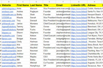 do linkedin,b2b lead generation, and prospect list building