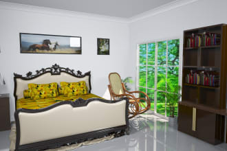 do virtual staging furniture for empty room