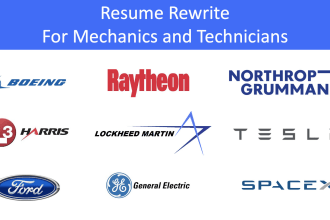 rewrite resume for mechanic or technicians