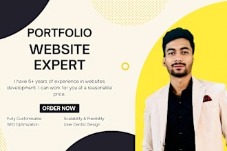 develop a portfolio  website , business website , company website with SEO