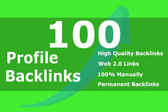 create high quality white hat SEO profile backlink