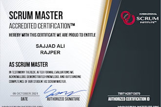 be your scrum master
