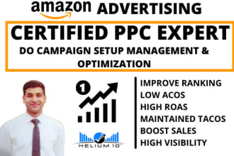 setup, manage, and optimize amazon ppc ads campaigns