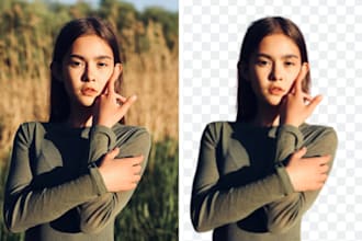 professionally remove background from  image, quick delivery