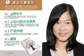 provide chinese writing service and translate from english to chinese