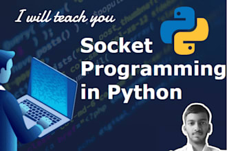 teach you socket programming in python and do assignments