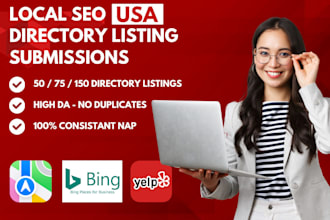 do 300 USA local citations and directory submission