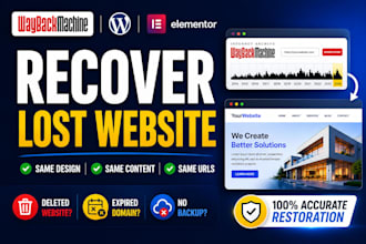 restore website in wordpress from wayback machine and hacked site recovery