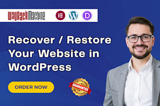 restore website in wordpress from wayback machine and hacked site recovery