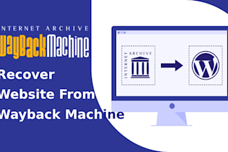 restore website from wayback to wordpress