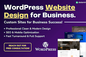 build or customize wordpress website and fix wordpress error