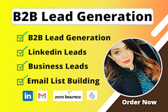 do targeted b2b lead generation, business leads and linkedin leads