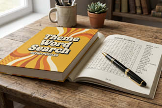 create engaging word search puzzle for kids on amazon KDP