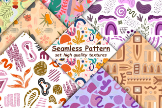 create unique seamless pattern design