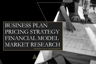 do market research, business analysis and pricing strategy