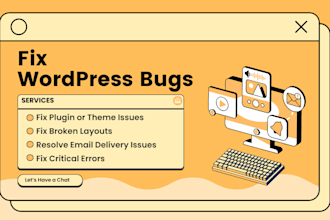 fix wordpress issues, fix woocommerce issues, fix critical error