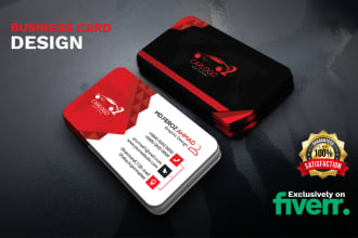 design professional modern unique business card design
