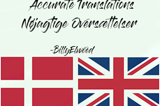 translate anything from english to danish accurately