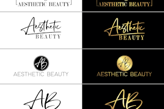 modern minimalist and trendy logo design