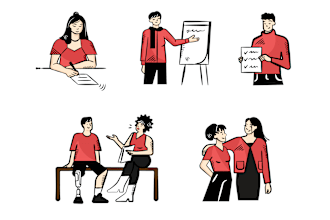 design hand drawn vector icons and illustrations