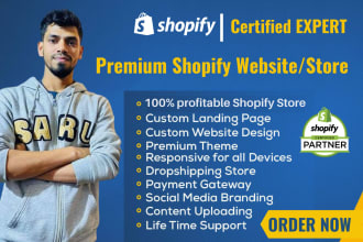 design shopify store shopify dropshipping store shopify website design