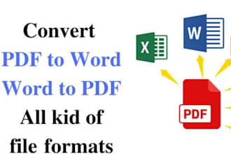 do pdf file convert to word, excel