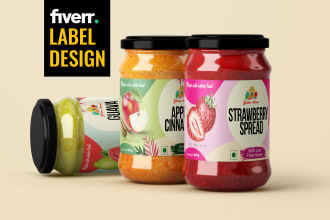 do unique modern packaging label design